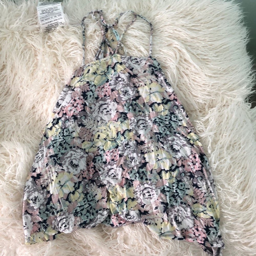 Floral summer shirt
